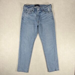 Abercrombie & Fitch Mens 32x30 A&F Vintage Stretch Straight Leg Light Wash Jeans